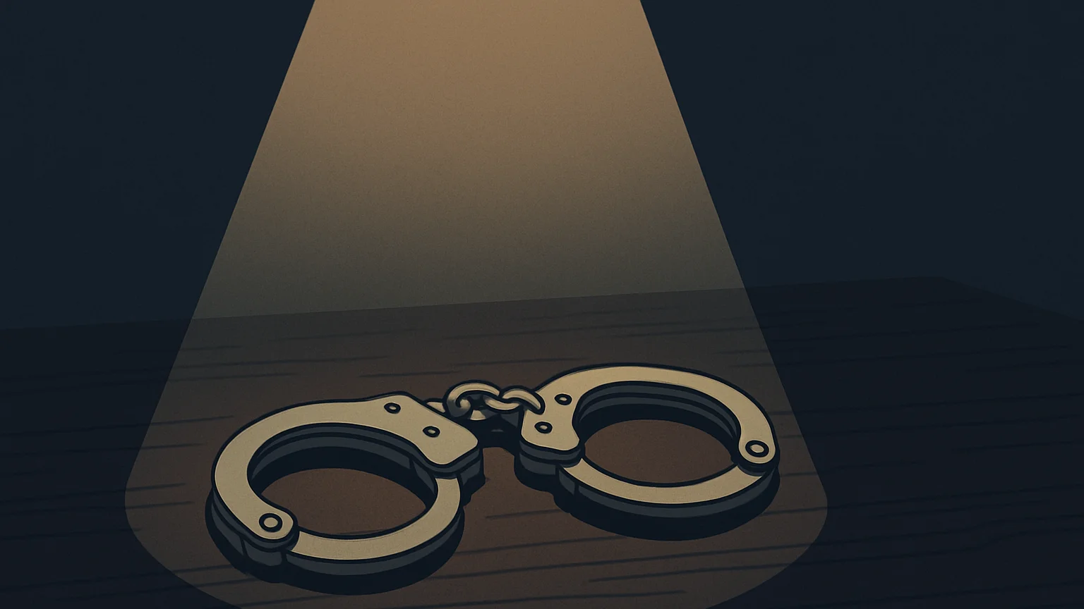 A symbolic image of a dark place, representing a violent crime